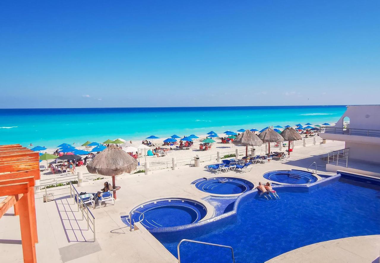 Villa Aurora Beautiful Beachfront Apartment 坎昆 外观 照片