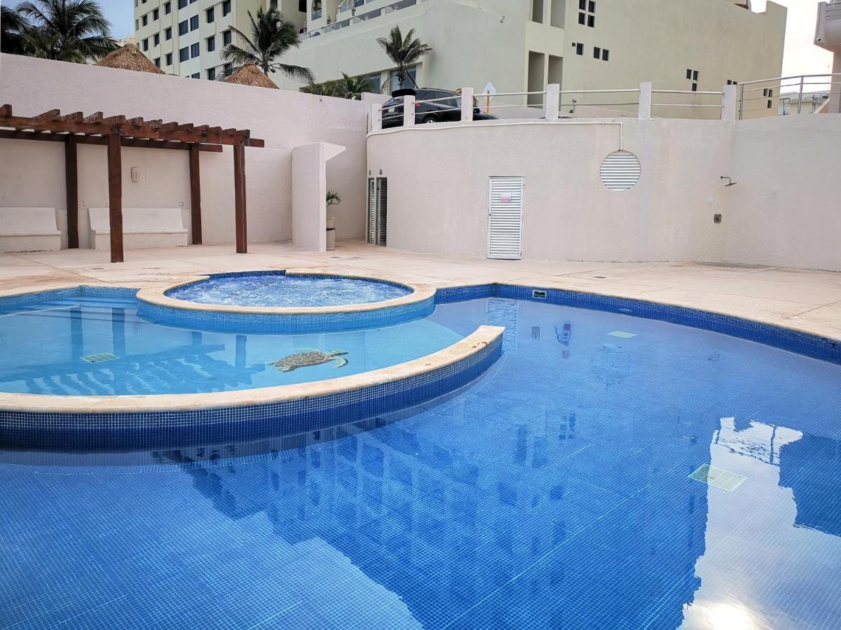 Villa Aurora Beautiful Beachfront Apartment 坎昆 外观 照片