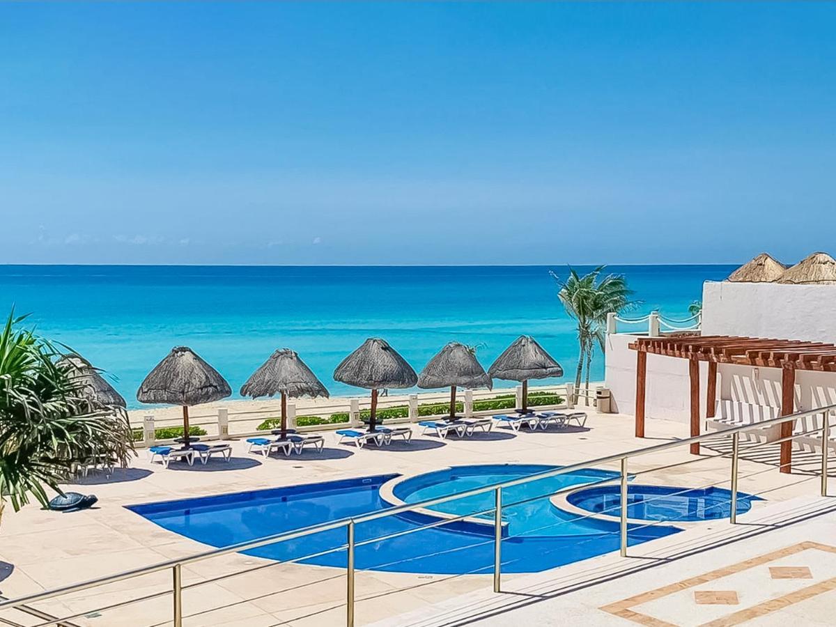 Villa Aurora Beautiful Beachfront Apartment 坎昆 外观 照片